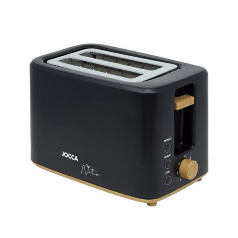 JOCCA 2-SLICE TOASTER NATURE LINE BLACK