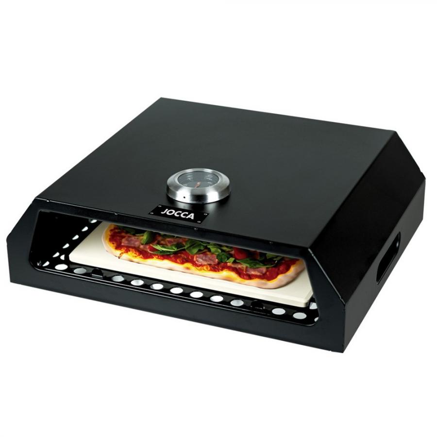 JOCCA STAINLESS STEEL PIZZA OVEN FOR BARBECUES BLACK