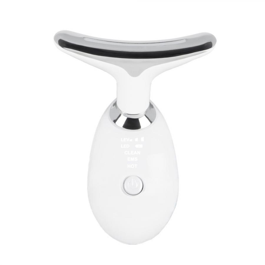 JOCCA PULSED LIGHT NECK AND FACE MASSAGER WITH 3 MODES WHITE