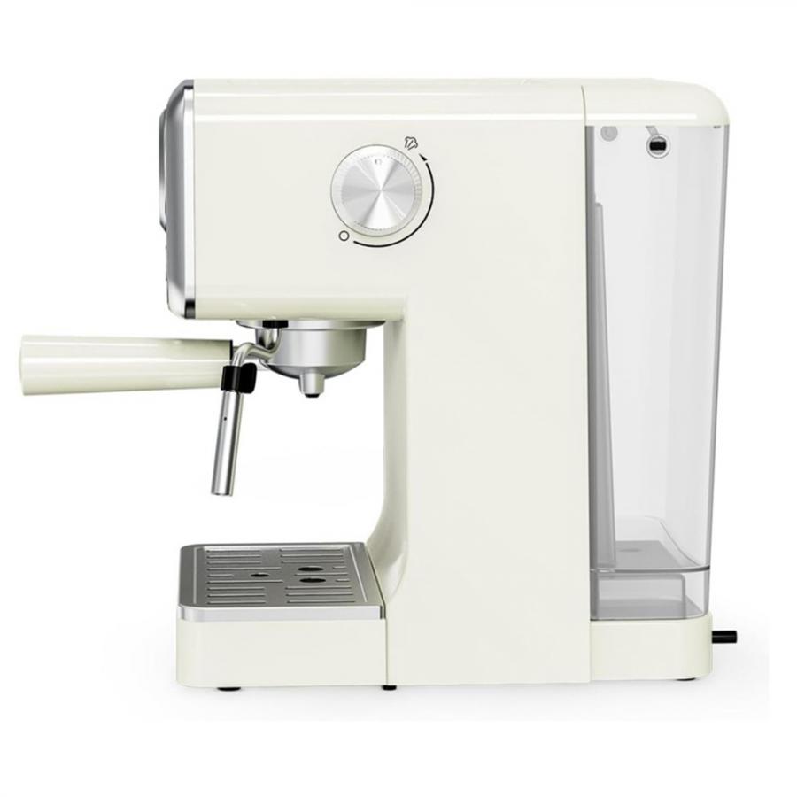 JOCCA RETRO ESPRESSO COFFEE MACHINE 15 BARS WITH REMOVABLE DEPOSIT 1.7L CREME