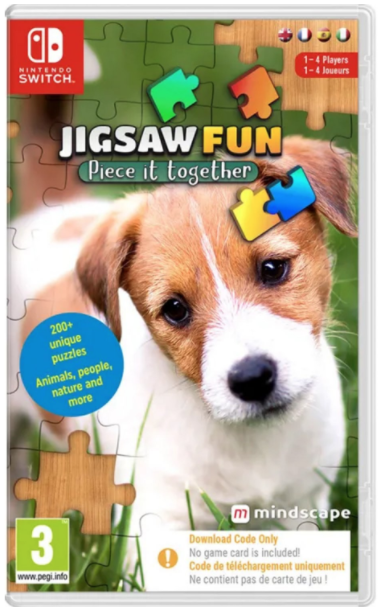 Jigsaw Fun : Piece It Together! -Code In A Box- Nintendo Switch NEW