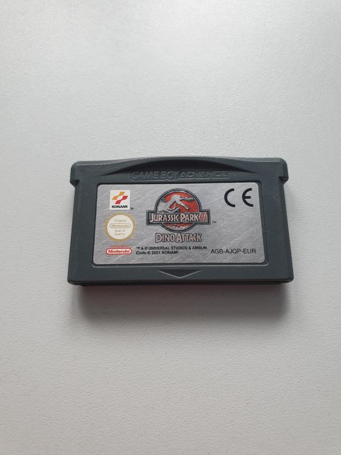 Jurassic Park Dino Attack GameBoy Advance UNBOXED (Worn Sticker)