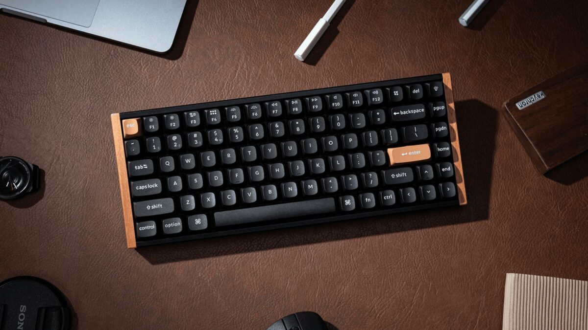 Keychron K2 HE (K2H-F1) Wireless Magnetic Hall Effect RGB Keyboard 75% US Lay. Special Wood Edition