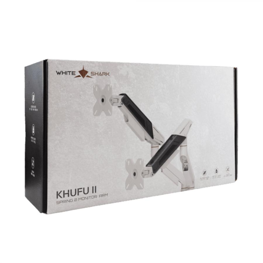 WHITE SHARK DESKTOP MOUNT GMS-3211 FOR 2 MONITORS