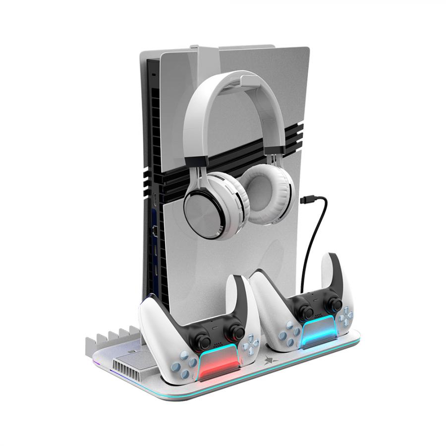 WHITE SHARK PS5 COOLING PAD PS5-DZ504 KIMURA PRO WHITE