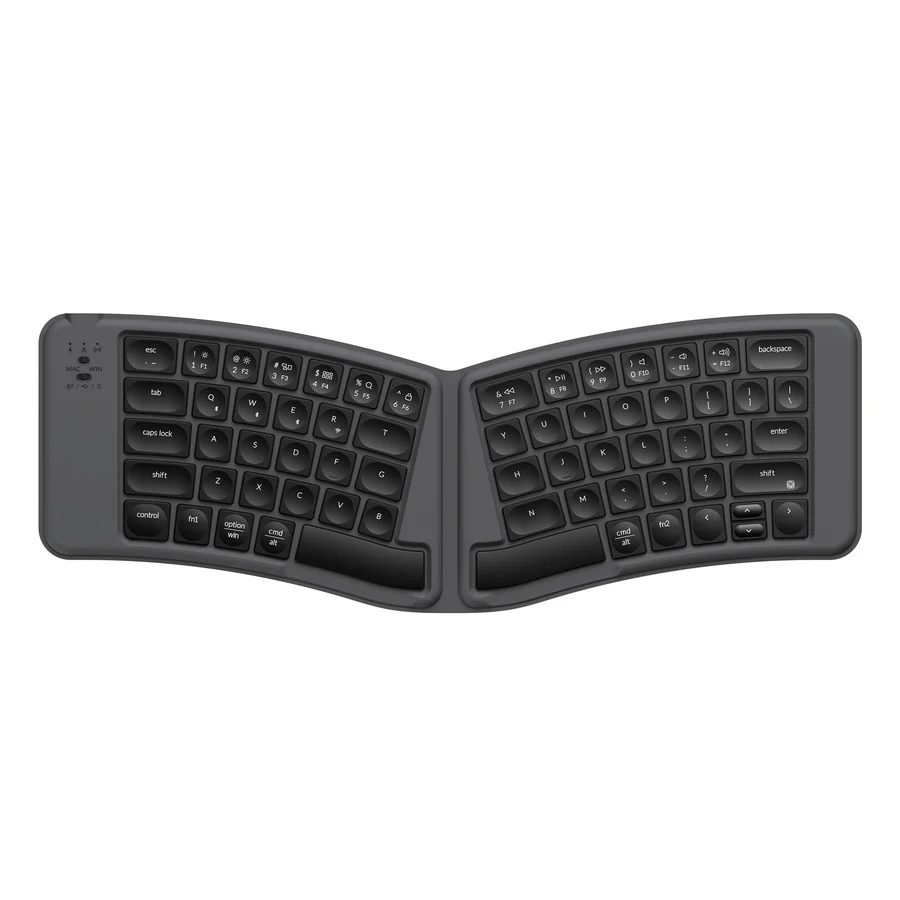 Keychron B11 Pro (B11P-K1) Ultraslim Wireless BT Foldable Keyboard Online customization - Gray US La