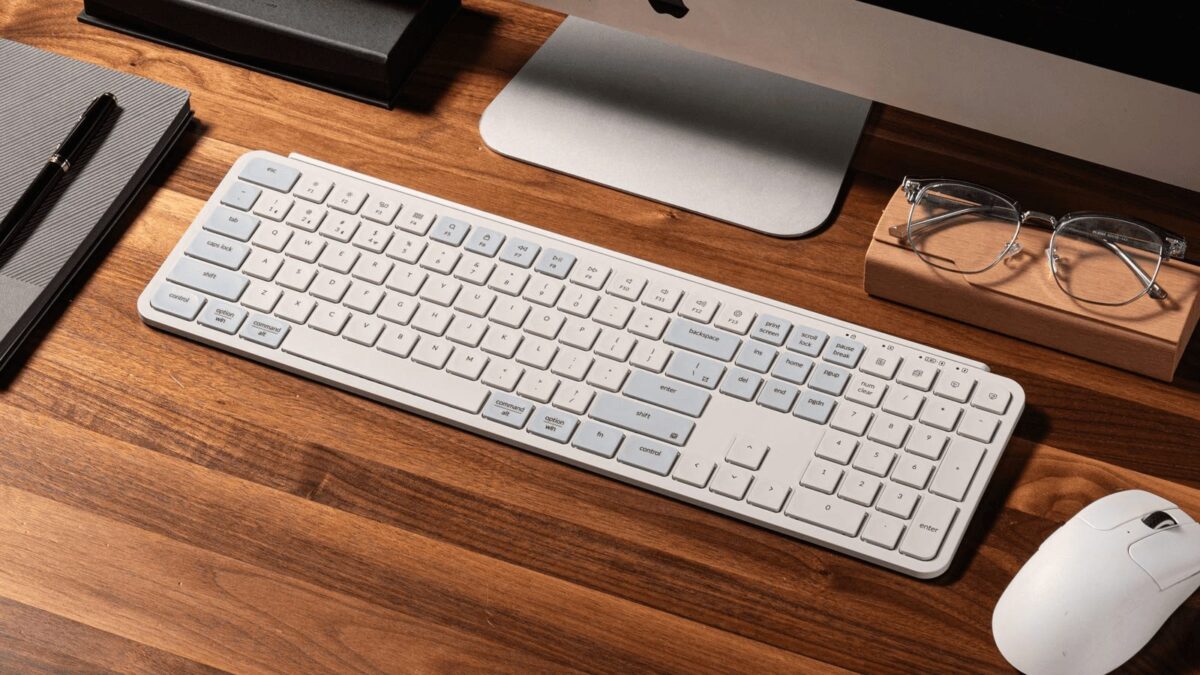 Keychron B6 Pro (B6P-K11) Ultraslim Wireless Keyboard ZMK Online customization - Retro Blue 100% US
