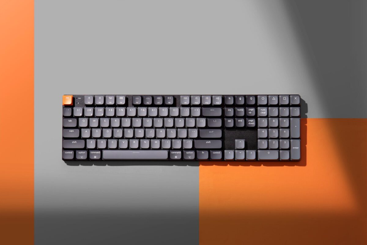 Keychron K5 V2 (K5X-B4) QMK Wireless Mechanical Keyboard Banana Switch RGB 100% US Layout