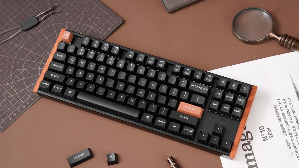 Keychron K8 HE (K8H-F1) Special Wood Edition Wireless Magnetic Hall Effect RGB Keyboard 80% US