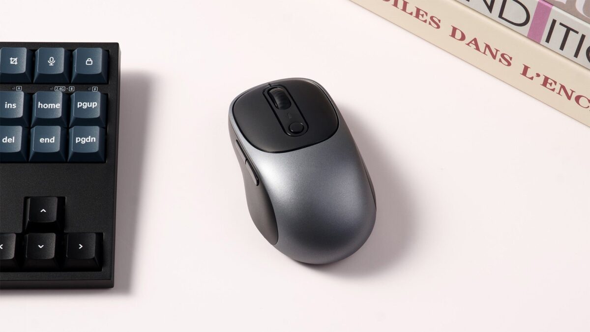 Keychron BM24 (BM24-C61) Wireless Mouse 1K Polling Rate Metal Gray