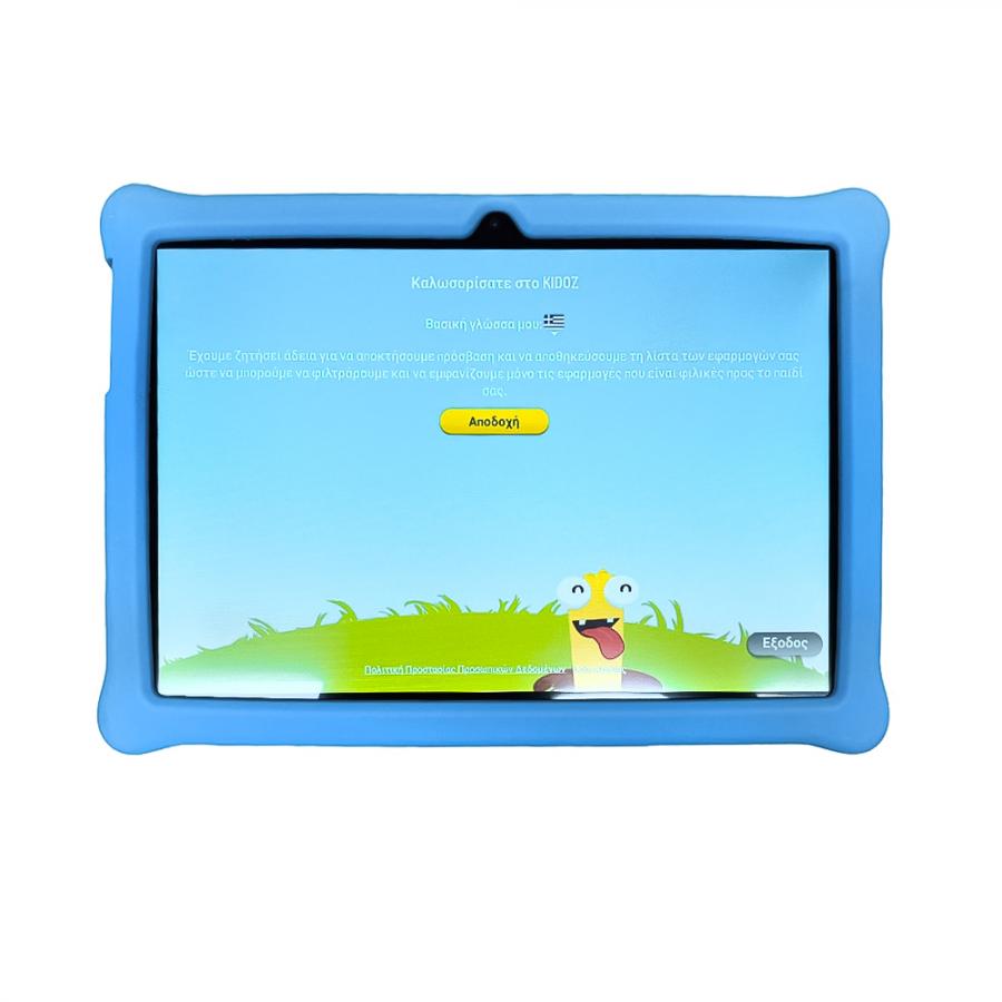 LAMTECH OCTA-CORE KID TABLET 10.1'  4GB+64GB ANDROID 14 SKY BLUE DINOSAUR'S JUNGLE