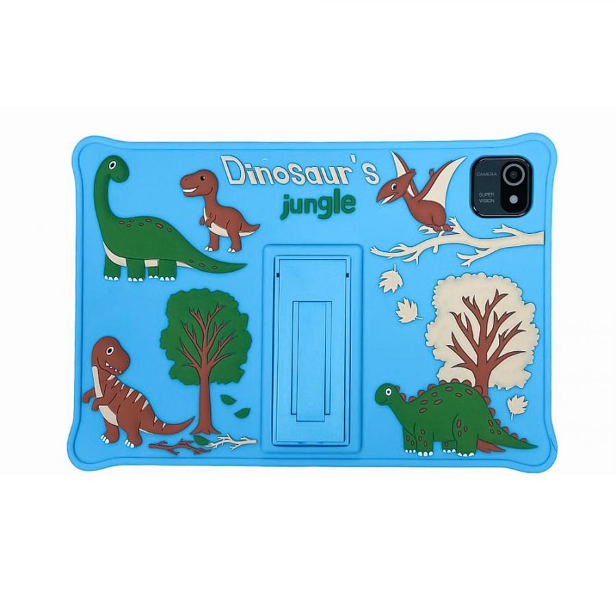 LAMTECH OCTA-CORE KID TABLET 10.1'  4GB+64GB ANDROID 14 SKY BLUE DINOSAUR'S JUNGLE