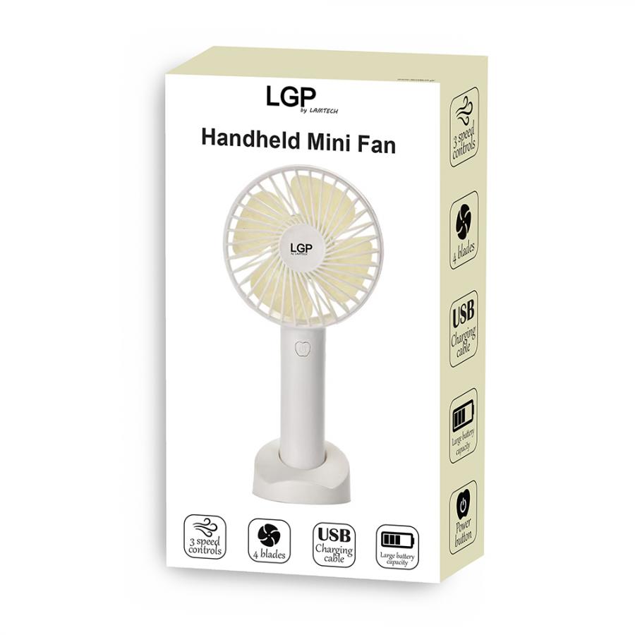 LGP HANDHELD MINI FAN WHITE