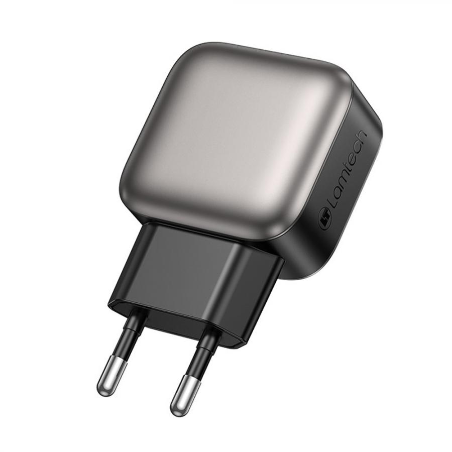 LAMTECH SINGLE USB PORTABLE QC3.0 CHARGER 18W GREY