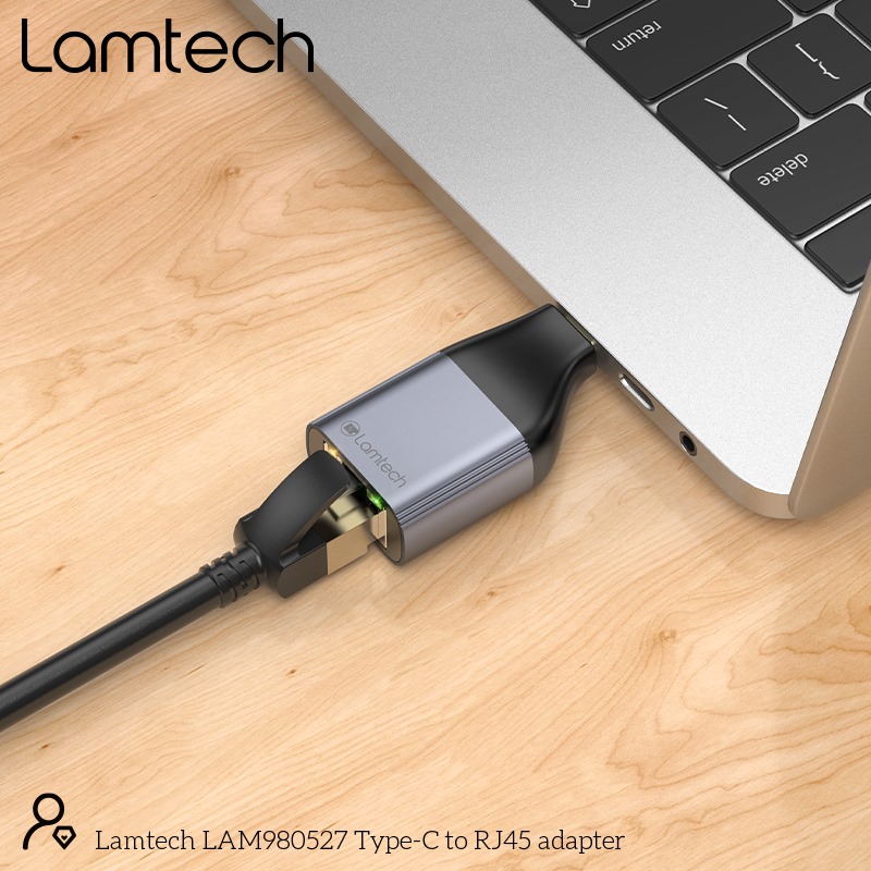 LAMTECH USB-C TO RJ45 OTG EHTERNET ADAPTER
