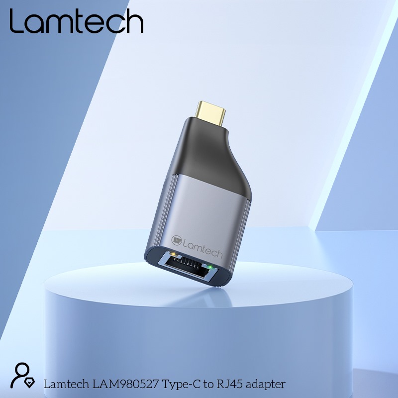 LAMTECH USB-C TO RJ45 OTG EHTERNET ADAPTER