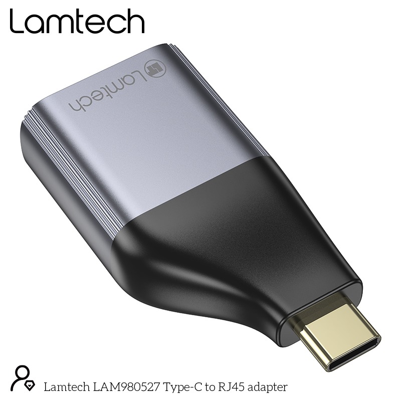 LAMTECH USB-C TO RJ45 OTG EHTERNET ADAPTER