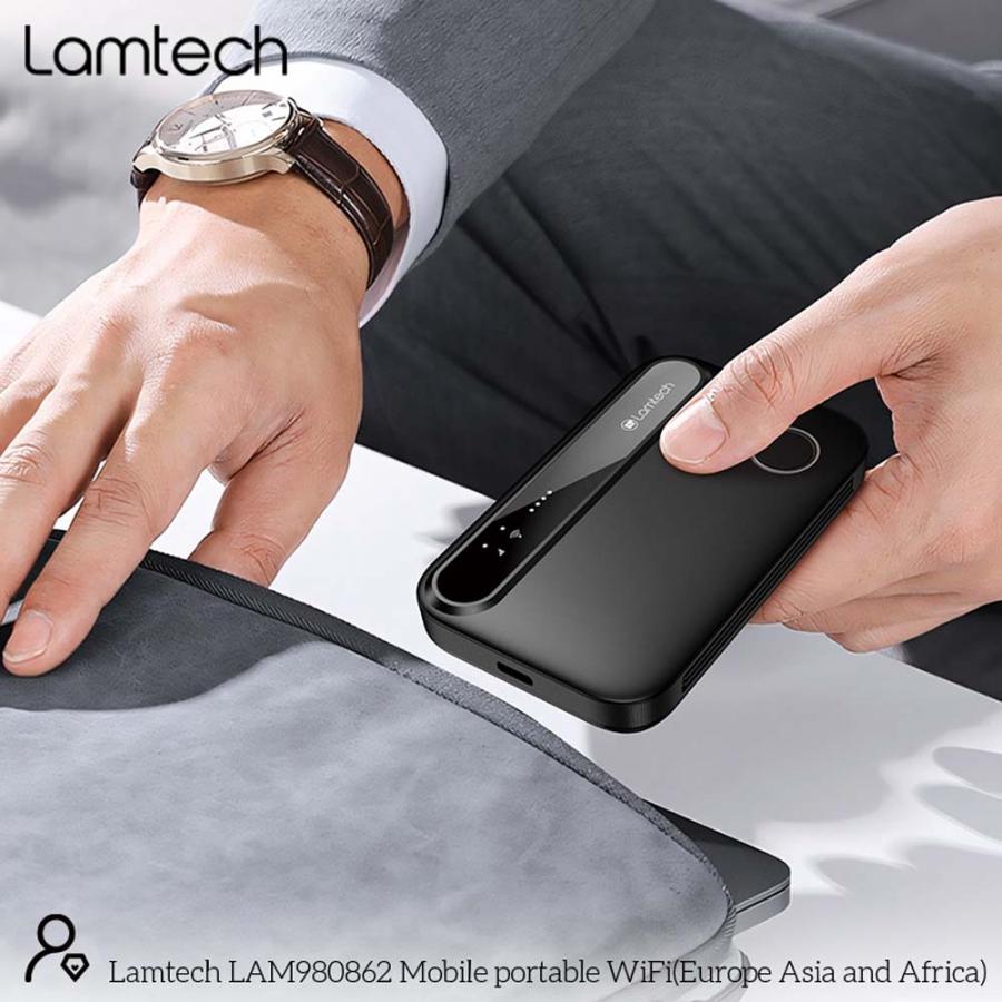 LAMTECH 4G LTE WIFI6 PORTABLE ROUTER BLACK
