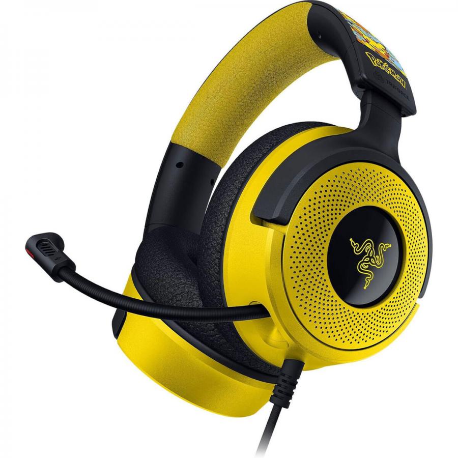 Razer Kraken V4 X - Pokemon Kanto Starters - USB RGB 7.1 Gaming Headset - 40 MM Driver - PC/PS5/PS4