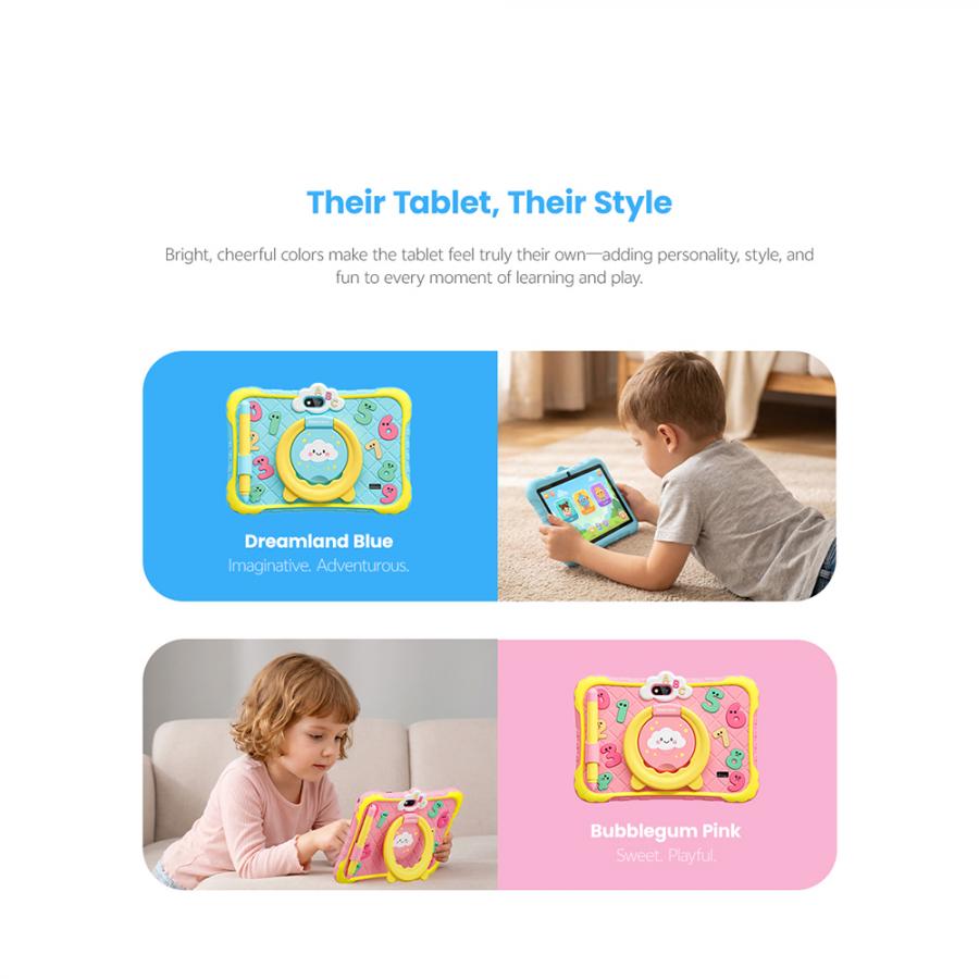BLACKVIEW QUAD-CORE KID TABLET 7-INCH (2GB+32GB) WIFI ANDROID 11 BUBBLEGUM PINK