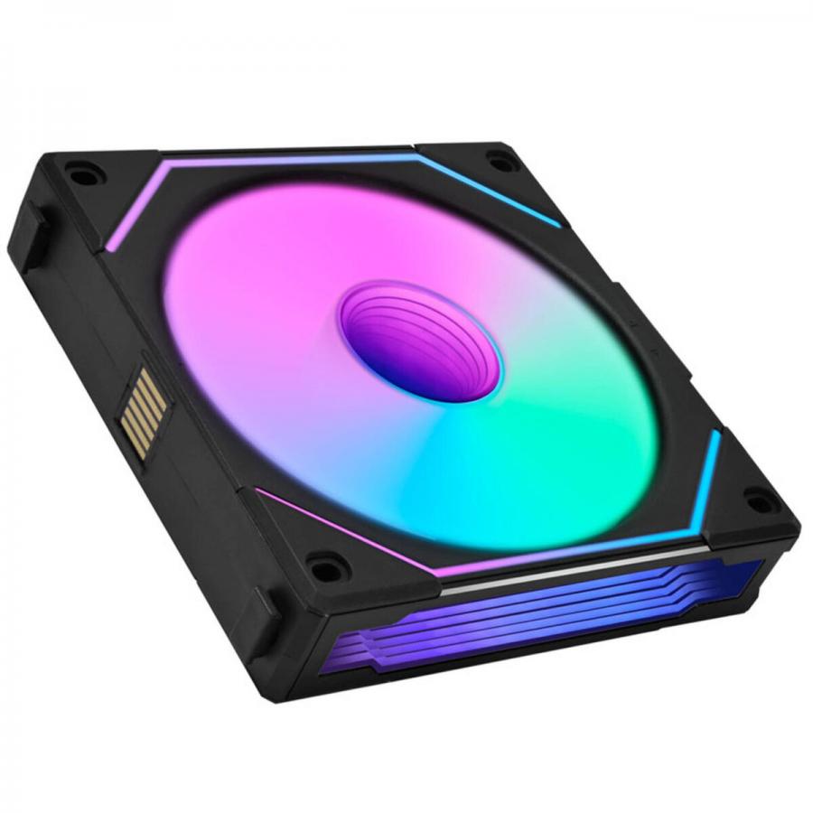 Lian Li UNI FAN INFINITY SL- 120 -3PCS Reverse Black (Triple pack include Controller) - Case Fan