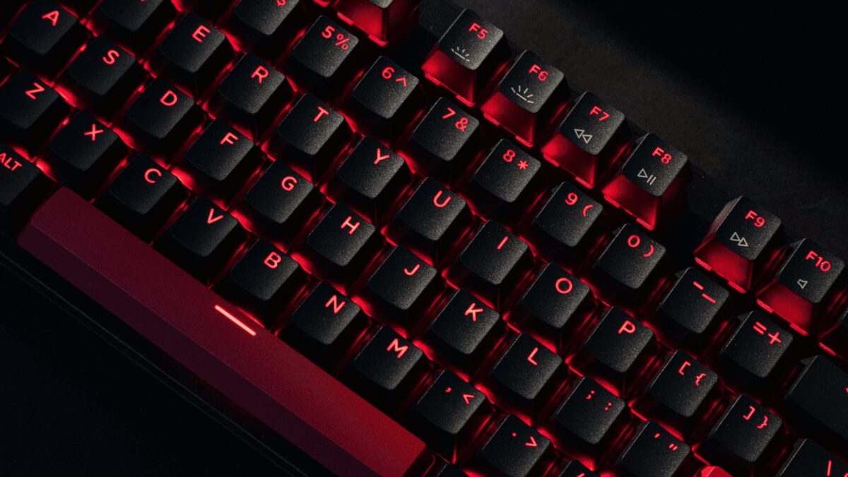 Lemokey X1 (X1-A3) QMK/VIA Wired TKL 80% Mechanical Keyboard - Brown Switch US Layout