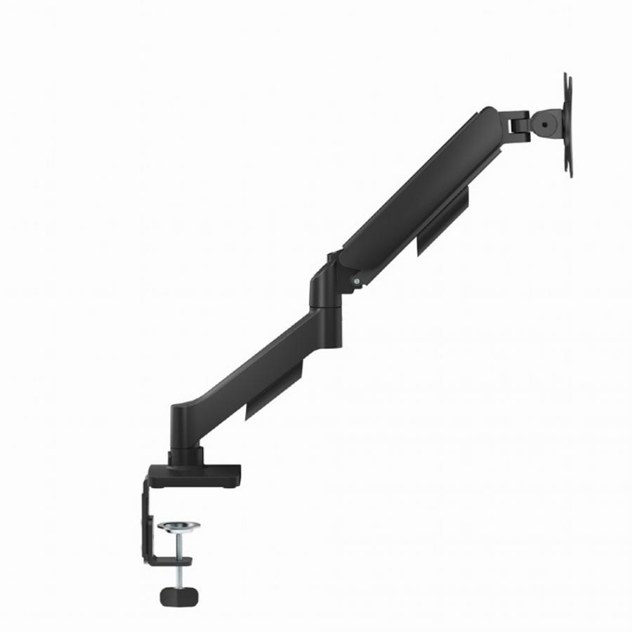 GEMBIRD ADJUSTABLE DESK DISPLAY MOUNTING ARM WITH USB PORTS, 17”-32” BLACK