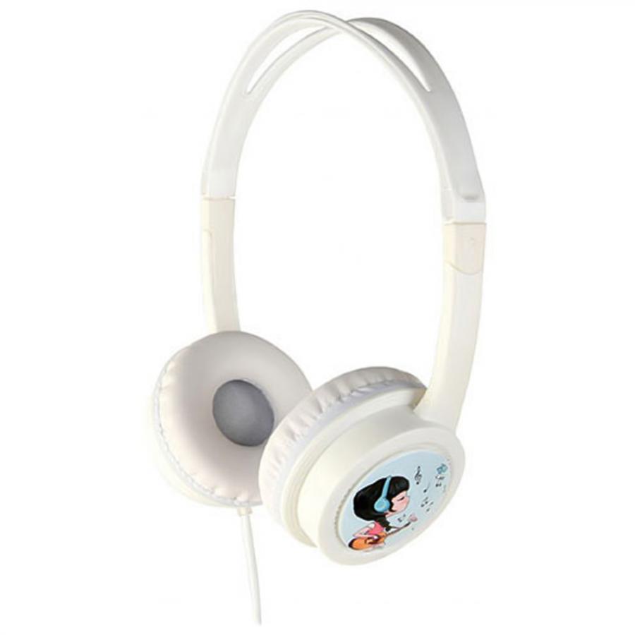 GEMBIRD KIDS HEADPHONES WITH VOLUME LIMITER WHITE