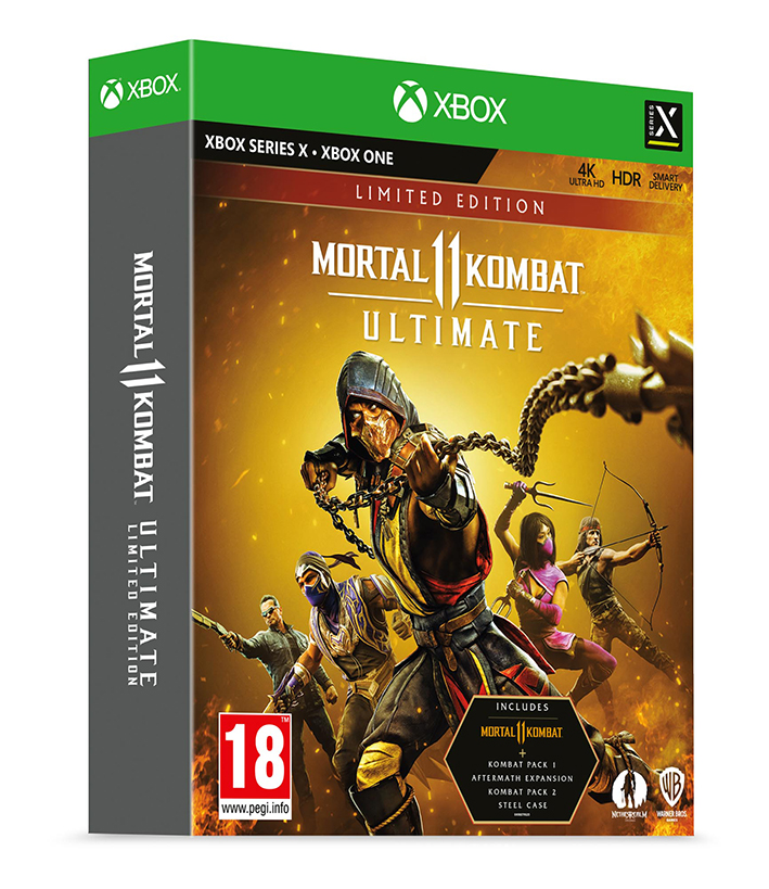Mortal Kombat 11 Ultimate Limited Steelbook Edition ( XONE & XBOX SERIES X ) NEW