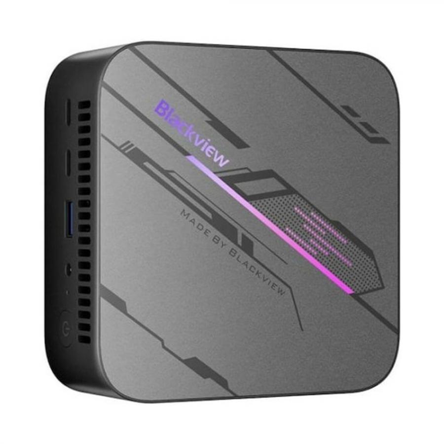 BLACKVIEW MINI PC 8-CORE AMD RYZEN 5 7430U 16GB DDR4 512GB M.2 SSD, TRIPLE 4K DISPLAY WIN 11 PRO BLACK