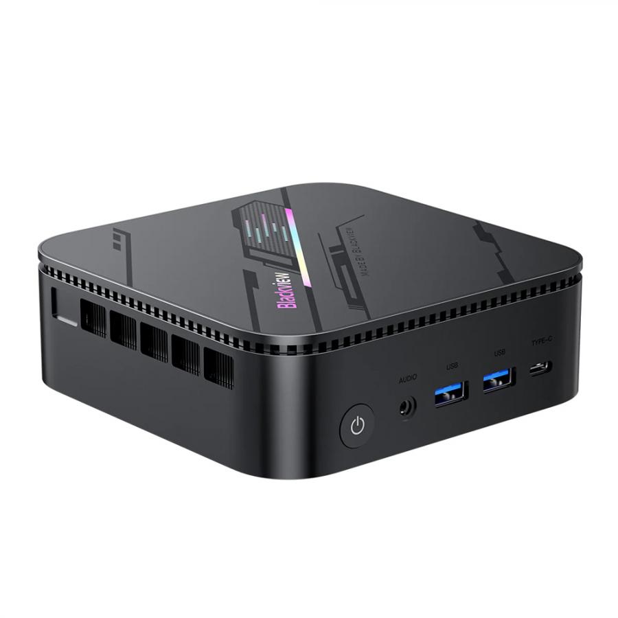 BLACKVIEW MINI PC 6-CORE INTEL 7 ALDER LAKE I3-1215U (16GB+512GB) WIN 11 PRO BLACK