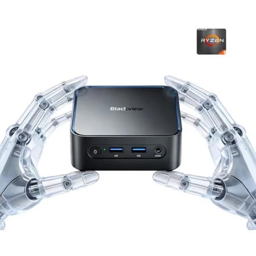 BLACKVIEW MINI PC SET 4-CORE AMD RYZEN 5 3500U (16GB+512GB) WIN11 PRO BLACK