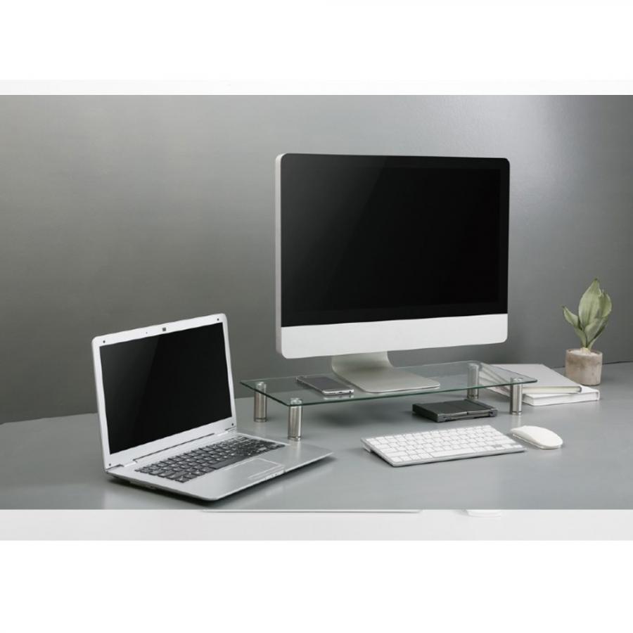 GEMBIRD GLASS MONITOR STAND MEDIUM