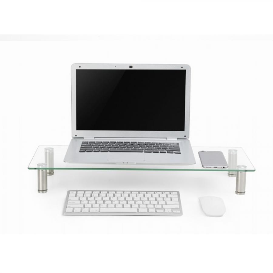GEMBIRD GLASS MONITOR STAND MEDIUM