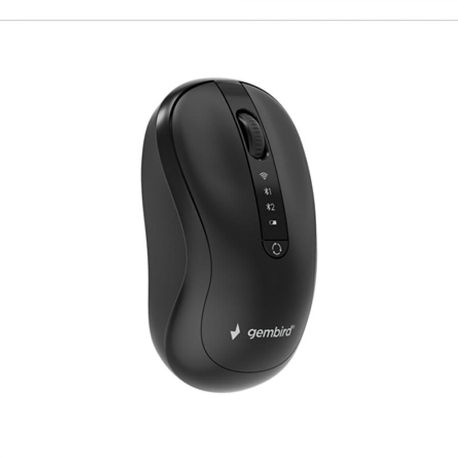 GEMBIRD DUAL-MODE 4-BUTTON WIRELESS MOUSE BLACK