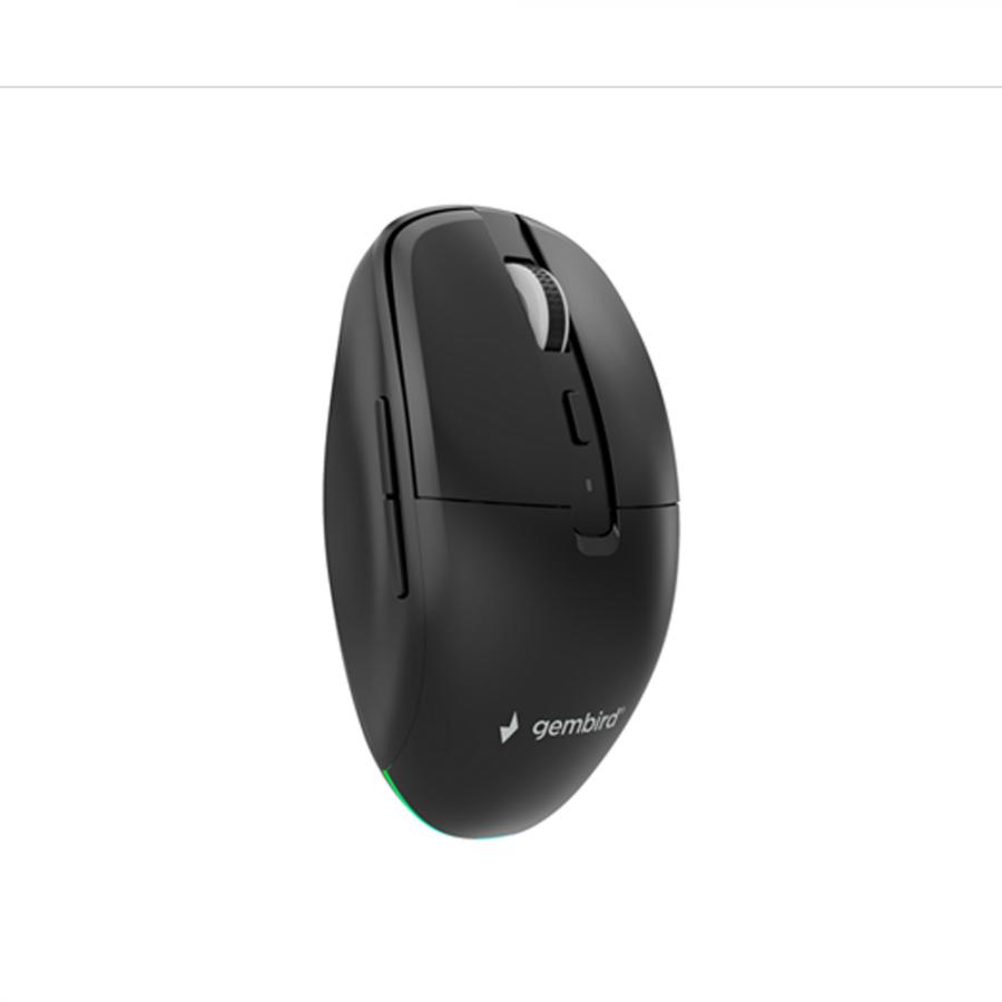 GEMBIRD DUAL-MODE 6-BUTTON WIRELESS MOUSE BLACK