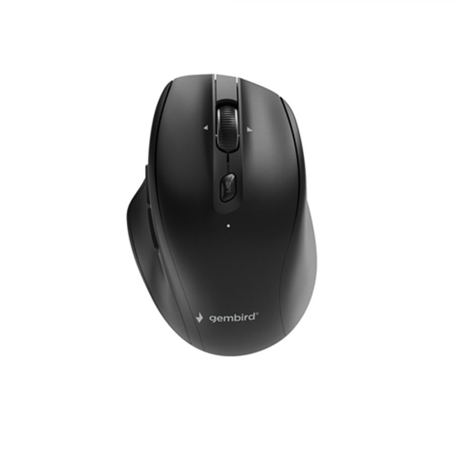 GEMBIRD DUAL-MODE 6-BUTTON WIRELESS MOUSE BLACK