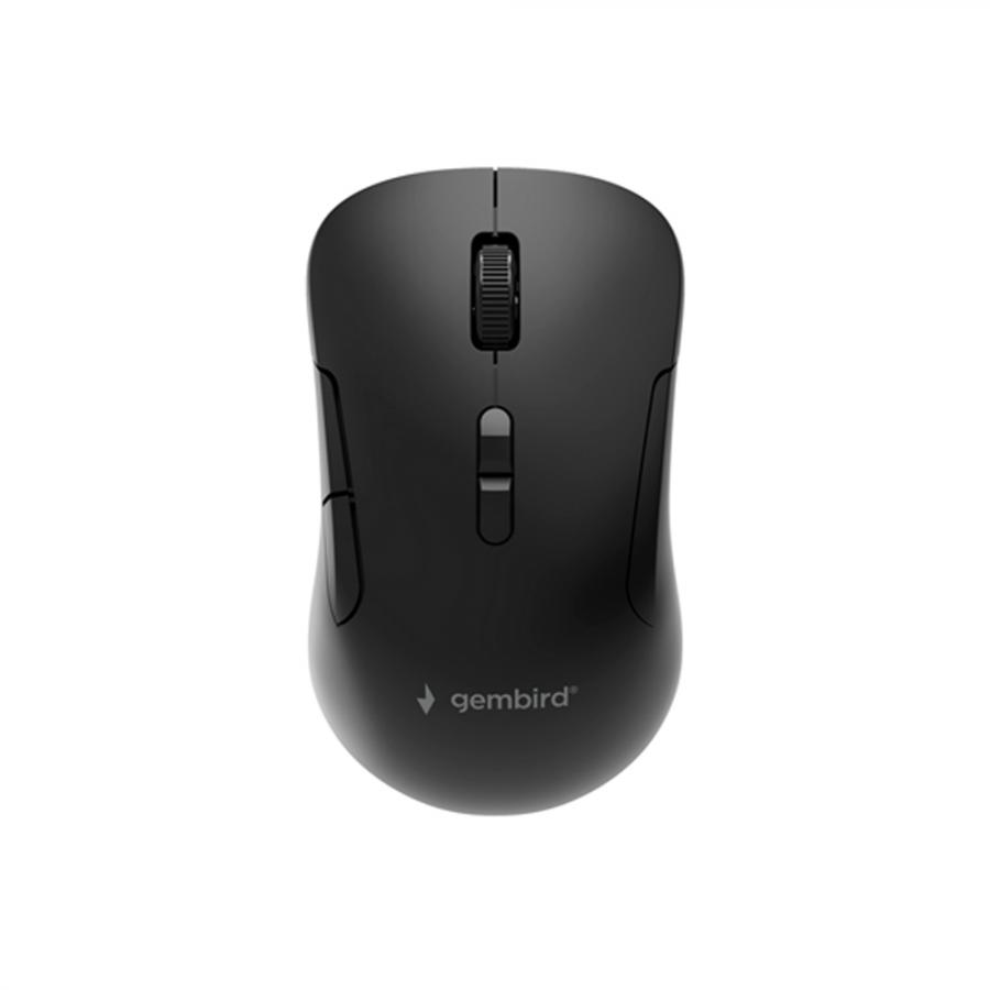 GEMBIRD DUAL-MODE 7-BUTTON WIRELESS MOUSE BLACK