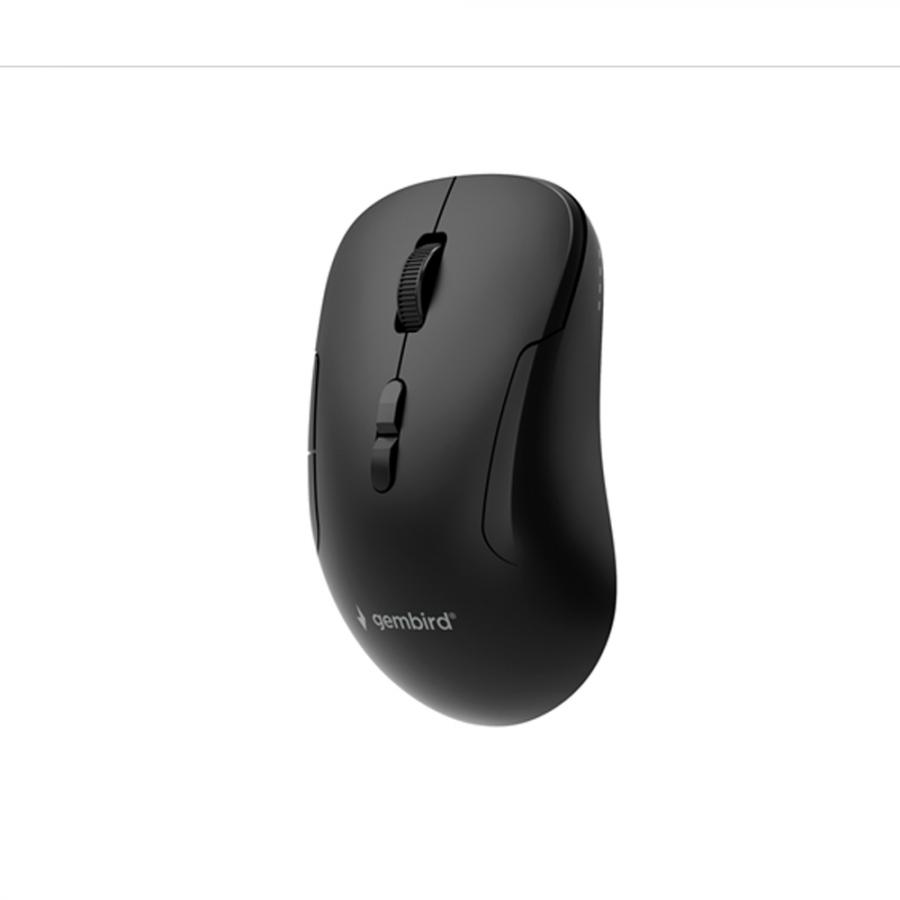 GEMBIRD DUAL-MODE 7-BUTTON WIRELESS MOUSE BLACK