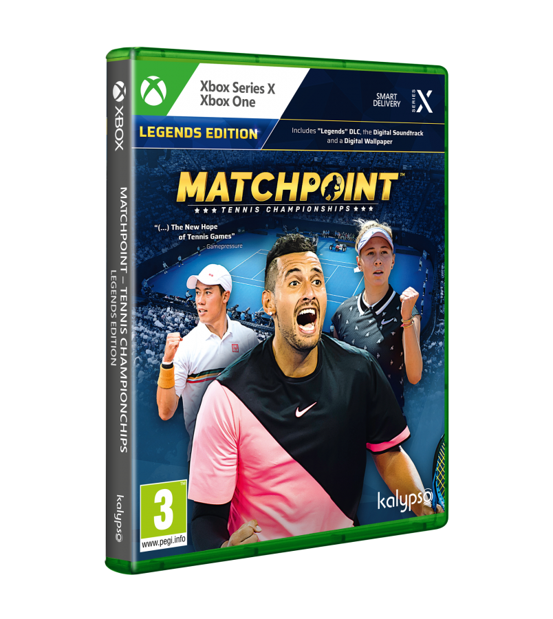 Matchpoint: Tennis Championships Legends Edition   ( XONE & XBOX SERIES X )  NEW 