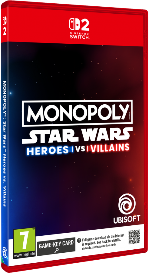 Monopoly Star Wars - Heroes vs Villains Nintendo Switch 2 NEW (Game-Key Card)