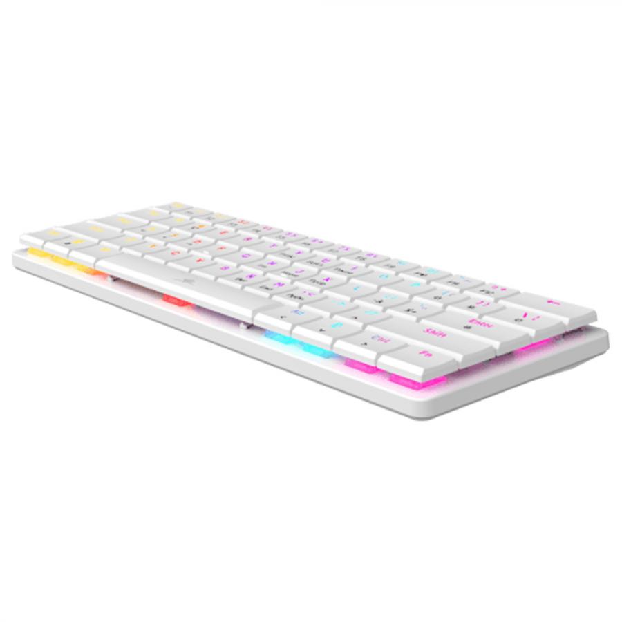 WHITE SHARK MECH KEYBOARD GK-006221 NAGAMAKI WHITE US BLUE SWITCH