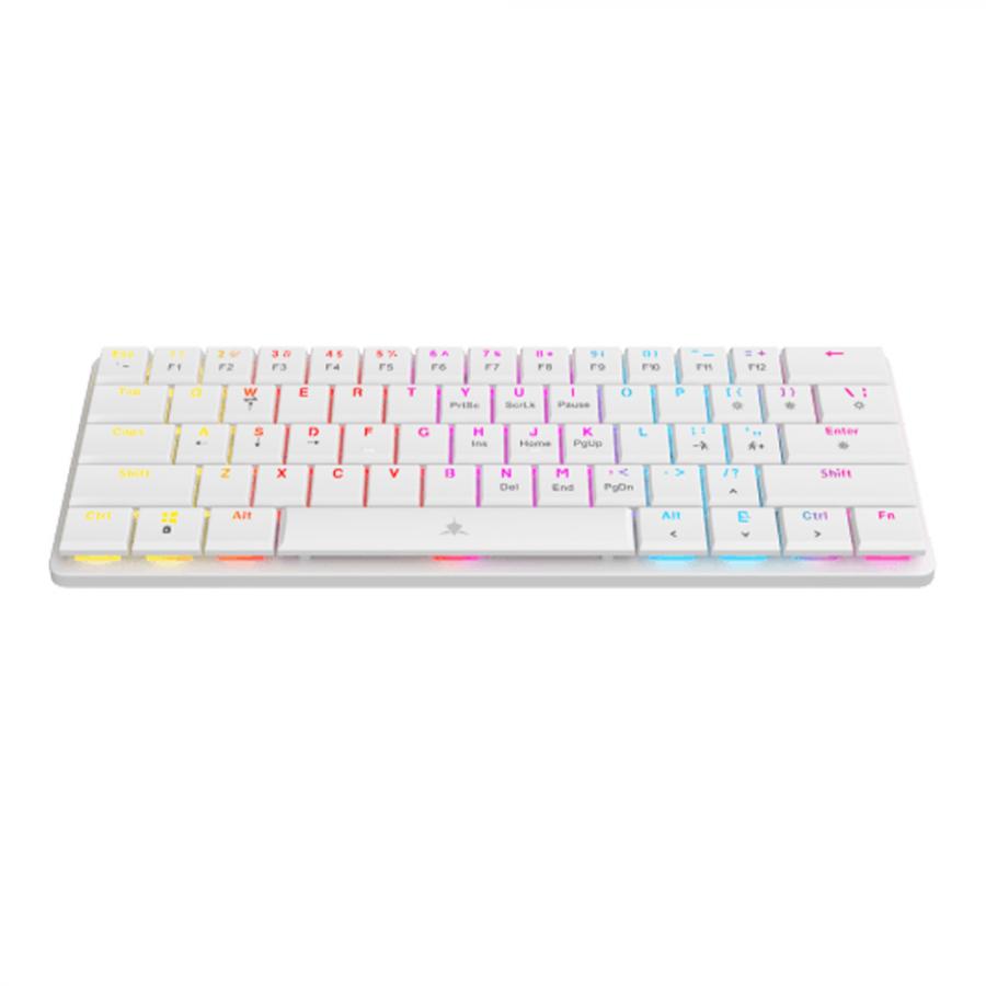 WHITE SHARK MECH KEYBOARD GK-006221 NAGAMAKI WHITE US BLUE SWITCH