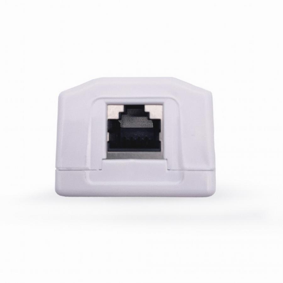 CABLEXPERT CAT6A FTP SINGLE PORT SURFACE MOUNT BOX WHITE