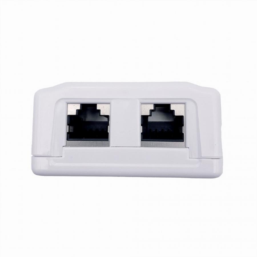 CABLEXPERT CAT6A FTP DOUBLE PORT SURFACE MOUNT BOX WHITE