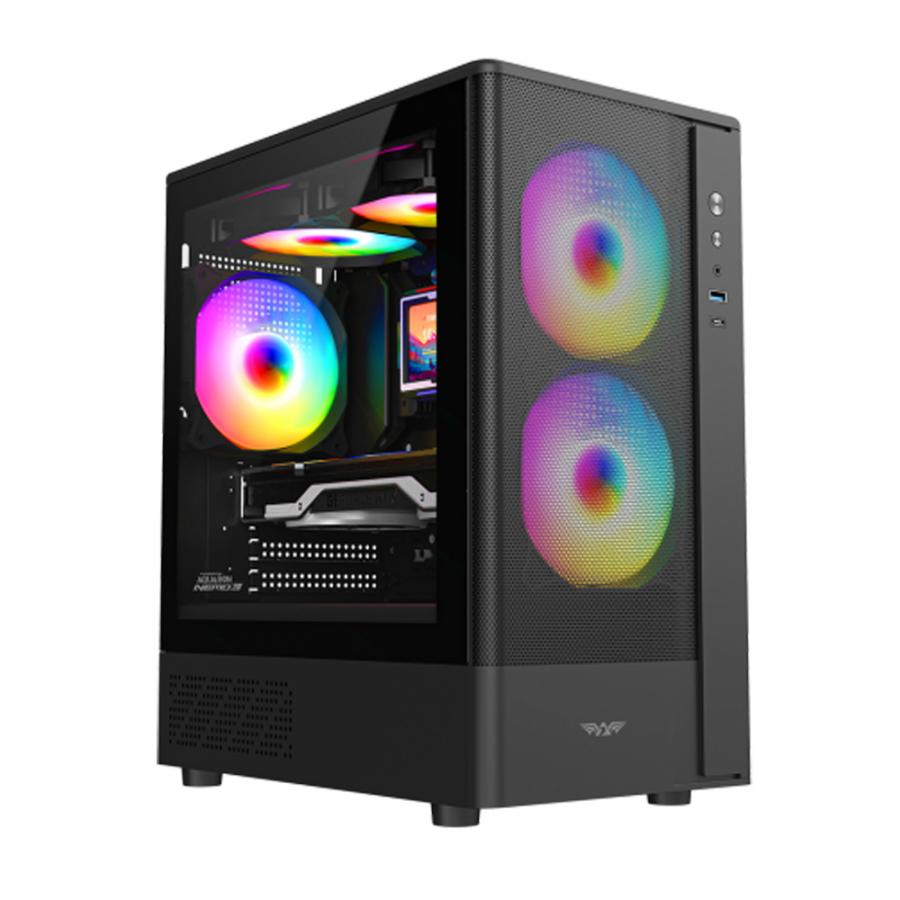 ARMAGGEDDON GAMING PC CASE AQUARON NEMO 3 BLACK