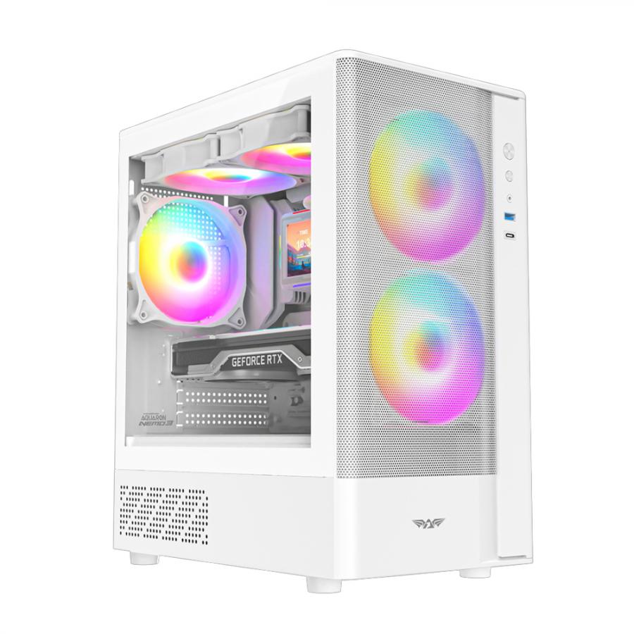 ARMAGGEDDON GAMING PC CASE AQUARON NEMO 3 WHITE