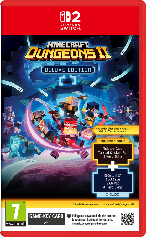 Minecraft Dungeons II  Nintendo Switch 2  NEW 