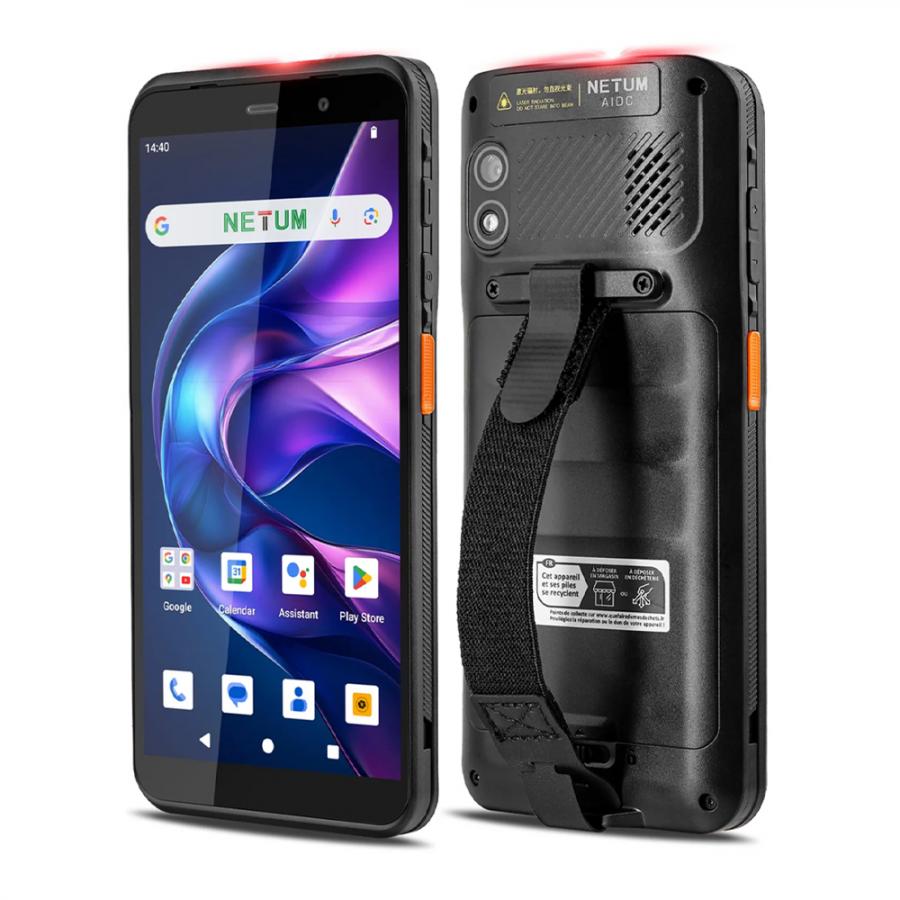NETUM PDA ANDROID HANDHELD BARCODE SCANNER BLACK
