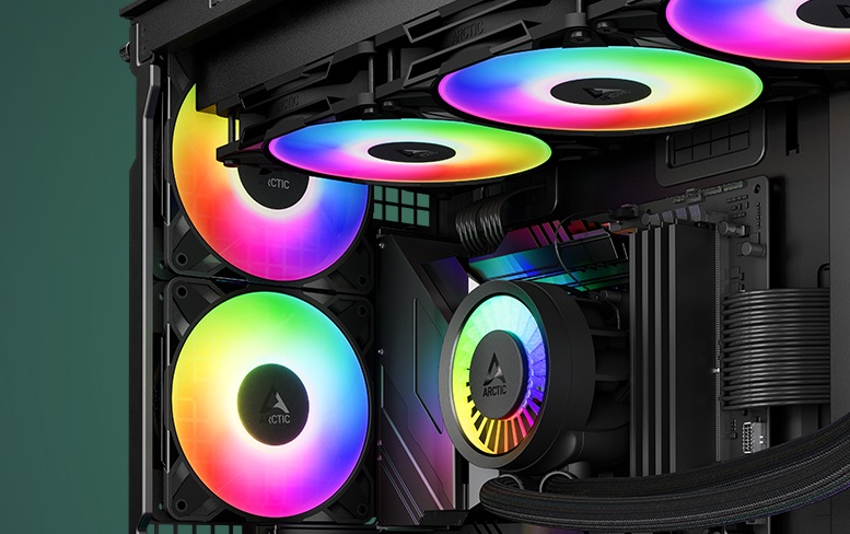 Arctic P12 Pro A-RGB - 3 Pack  - PWM 120mm Case Fan Value Pack - max 3000 RPM - PWM regulated